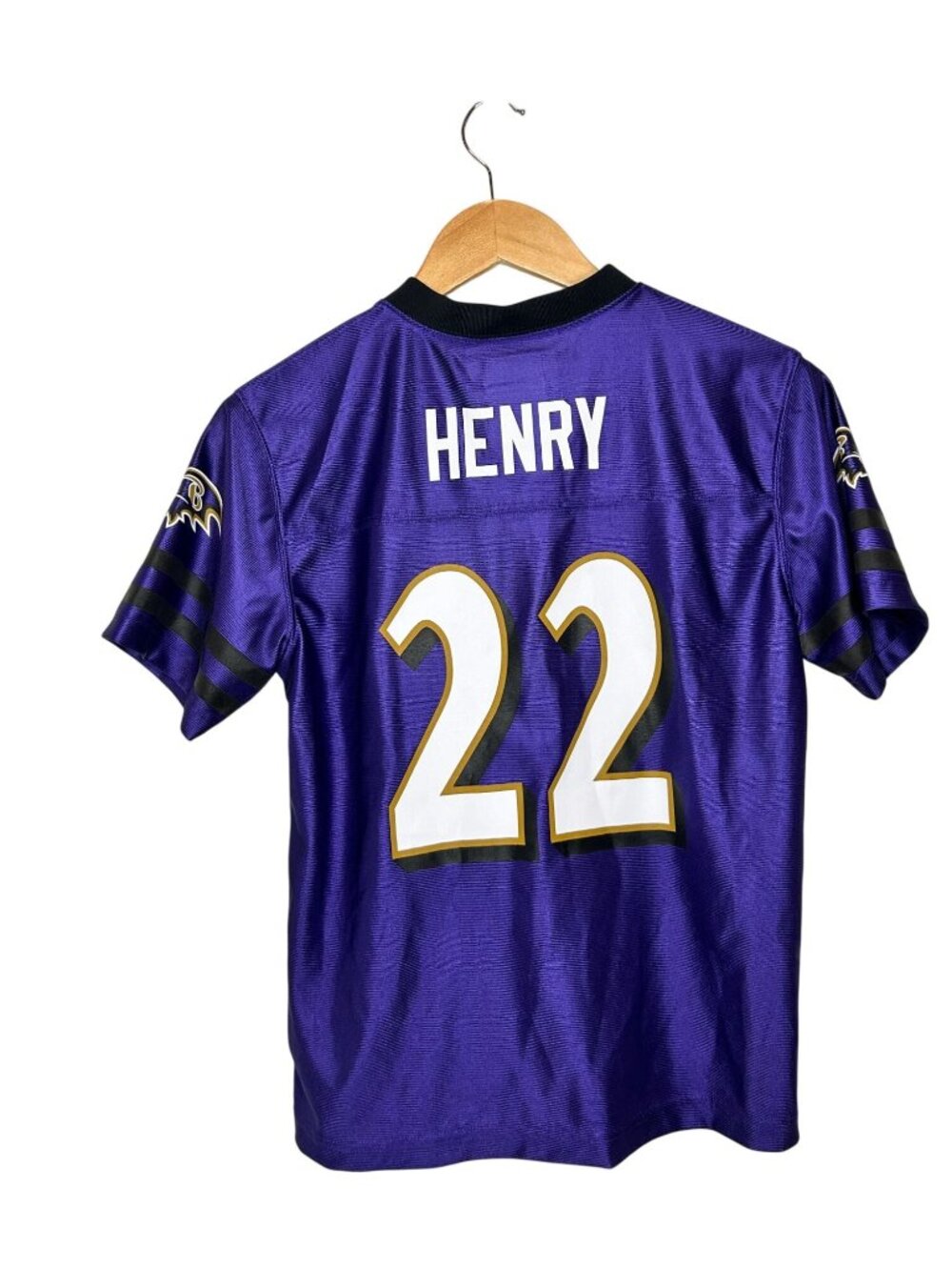 NWT Youth L (12/14) Baltimore Ravens Derrick Henry #22 Jersey MSRP $34.99